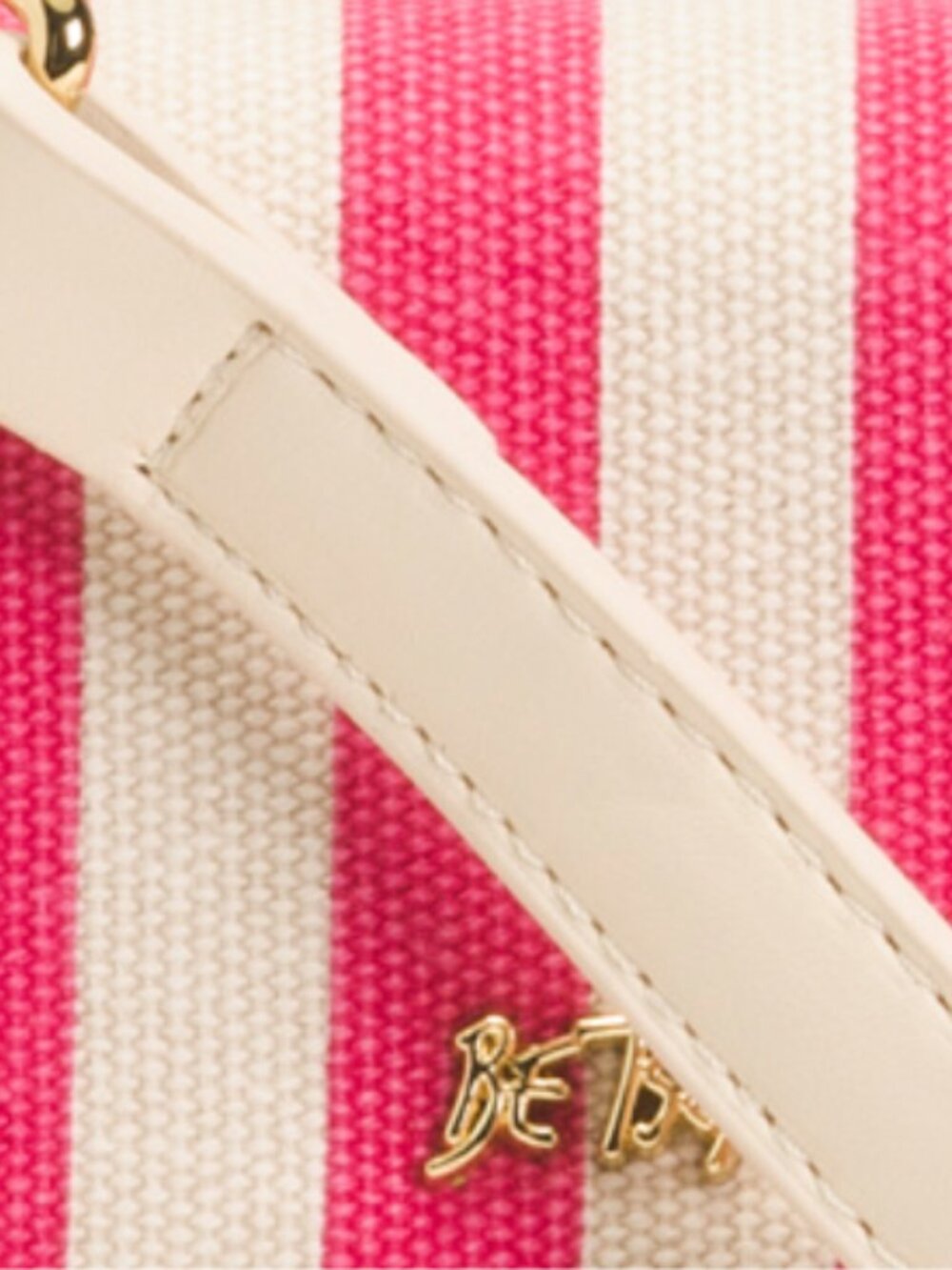 BETSEY JOHNSON Jules Striped Crossbody With Beach Ball Scarf - Picture 4 of 5